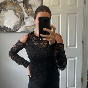 Charlotte Russe Black Lace Top